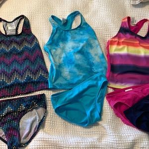 7piece lot of lands end swim size 7 girls